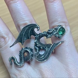 Dragon statement ring